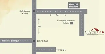 Location of Modi Silver Oak Villas - Image 55579