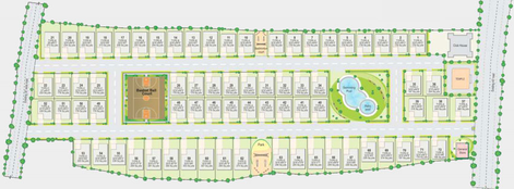 Master Plan of Modi Bloomdale in Shamirpet, Hyderabad - Image 55629