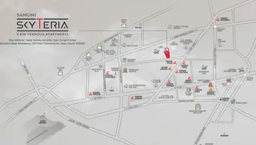 Location of Sangini Skyteria - Image 30612