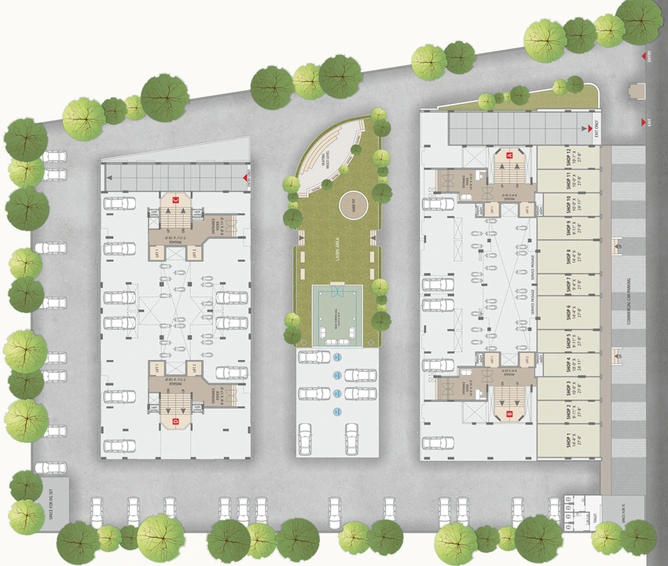 Master Plan of Sangini Shivanta in Bhestan, Surat - Image 115611