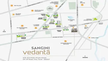 Location of Sangini Vedanta - Image 30668