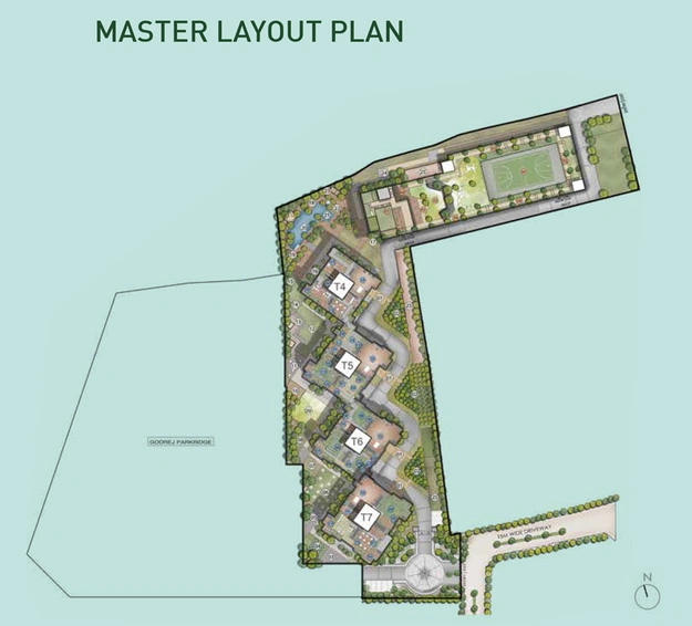 Master Plan of Godrej Sky Greens in Kharadi, Pune - Image 12389