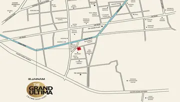 Location of Jainam Grand Ultima - Image 31021