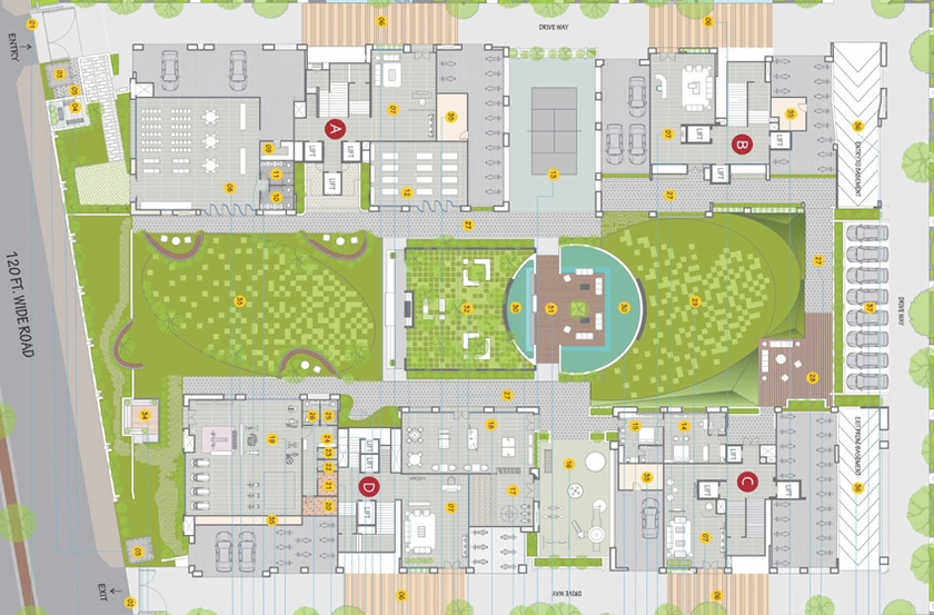 Master Plan of Sangini Siddhanta in Vesu, Surat - Image 31189