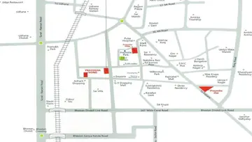 Location of Savani Prayosha Prime - Image 31311