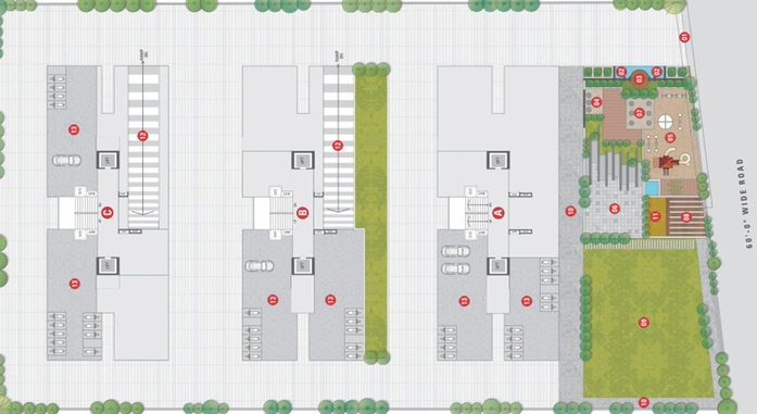 Master Plan of Raghuvir Satva in Vesu, Surat - Image 31565