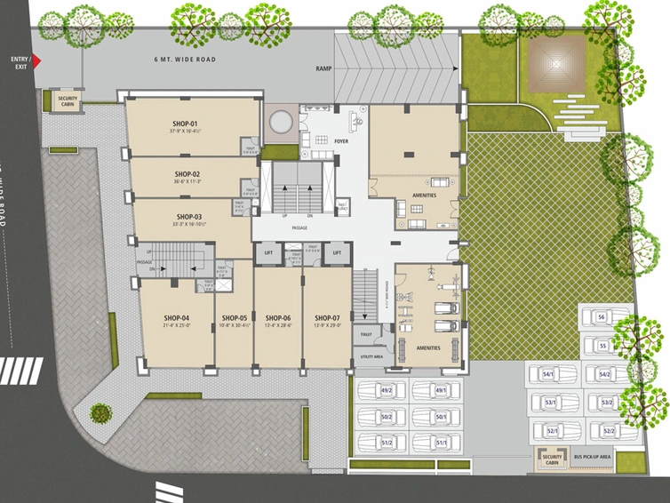 Master Plan of Piramyd Serenity in Palanpur, Surat - Image 31667