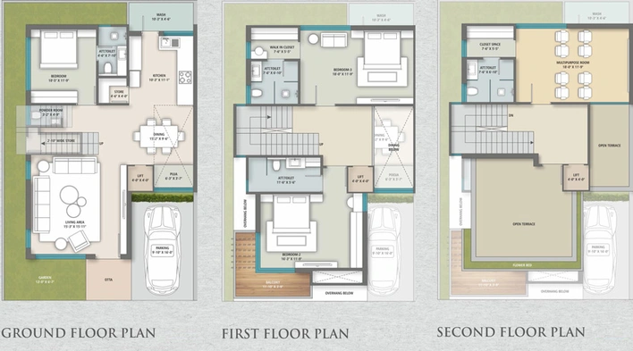 3 BHK House/Villa in Helios Revanta in Bardoli, Surat - Image 459820