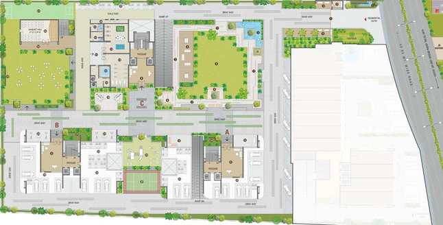 Master Plan of Shreepad Infinia in Pal, Surat - Image 115598