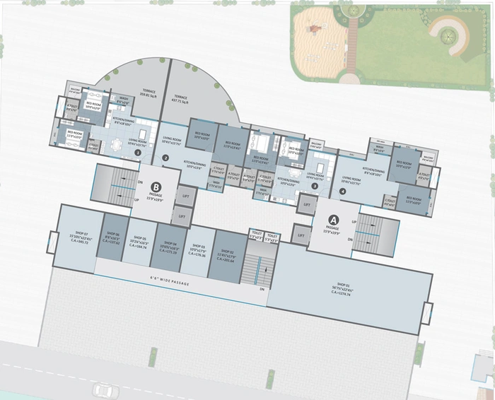 Master Plan of Swarna Lagom in Vanakala, Surat - Image 32308