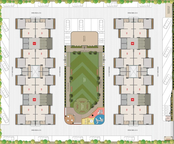 Master Plan of Prestige Riona in Palanpur, Surat - Image 32640