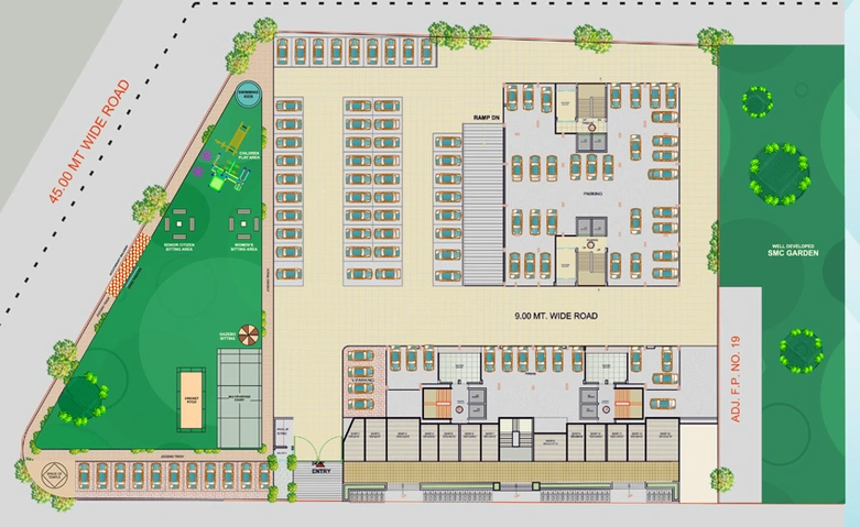 Master Plan of Vacanza Homes in Althan, Surat - Image 32738