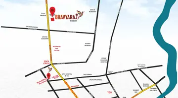 Location of Bhavyaraj Residency - Image 1122