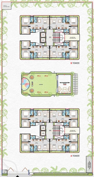 Master Plan of Bhavyaraj Residency in Palanpur, Surat - Image 1124