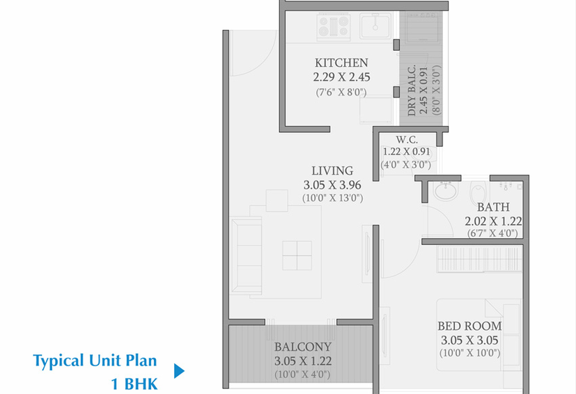 1 BHK Flat in Ganga Vasant in Handewadi, Pune - Image 424000