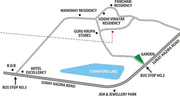 Location of Ashta Vinayak Residency - Image 32870