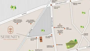 Location of Kakadia Serenity - Image 33150