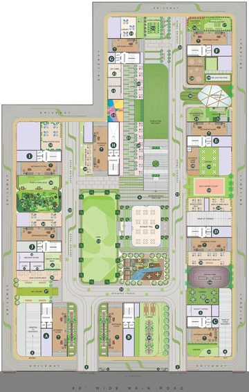 Master Plan of Rajhans Cremona in Vesu, Surat - Image 33647