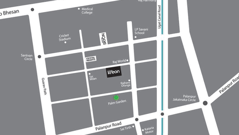 Location of Santvan Kreon in Palanpur, Surat - Image 34039