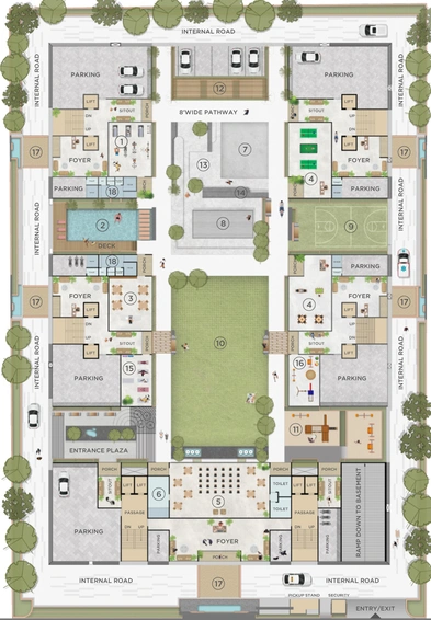 Master Plan of Pramukh Agastya in Vesu, Surat - Image 124039