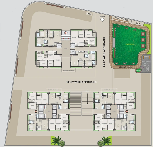 Master Plan of Shivay Rivanta River View in Jahangirpura, Surat - Image 34468