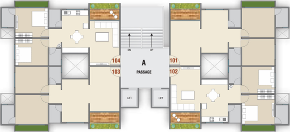 Floor Plan of The Capital in Palanpur, Surat - Image 34720