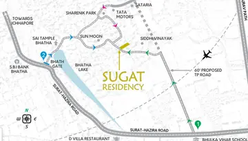 Location of Sugat Residency - Image 34759