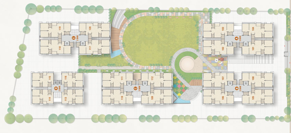 Master Plan of Raghuvir Spalex in Vesu, Surat - Image 35068