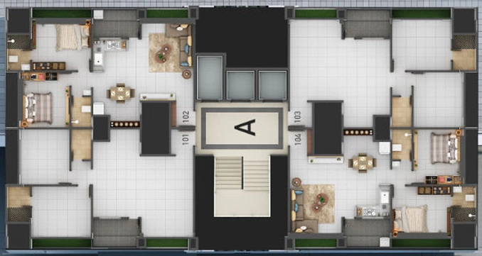 Floor Plan of Soham Pride in Pal Gam, Surat - Image 35166