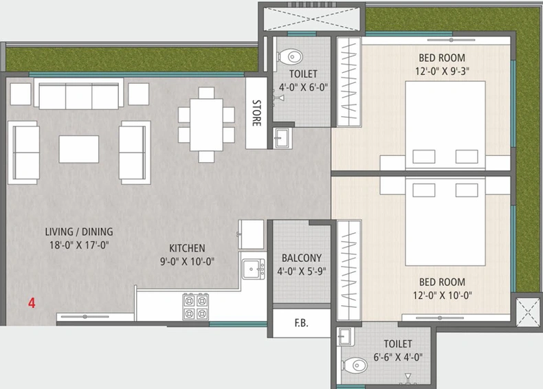 2 BHK Flat in Divine Desire in Palanpur, Surat - Image 465484