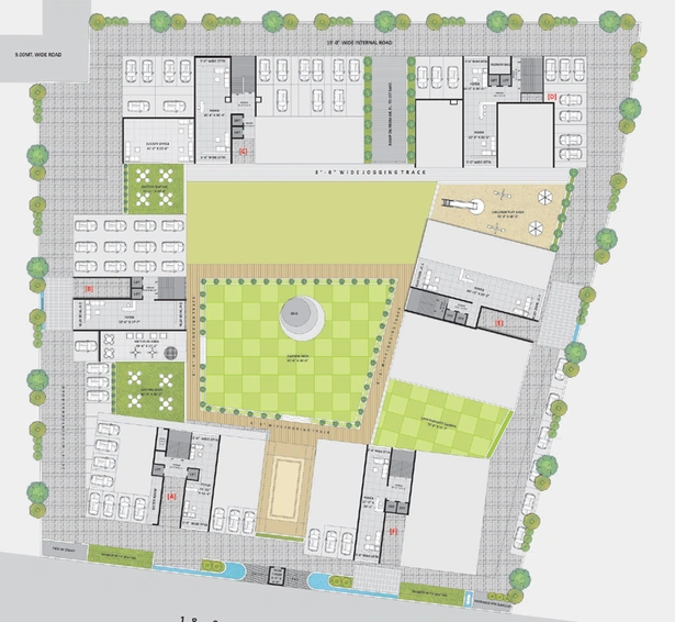 Master Plan of The Polaris Avenue in Vesu, Surat - Image 35385