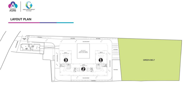Master Plan of Ganga Asmi in Wakad, Pune - Image 12673