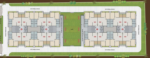 Master Plan of Unison Raj Shailee - 2 in Mota Varachha, Surat - Image 35722