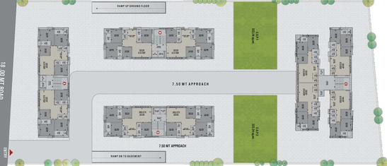 Master Plan of Glory Heights in Mota Varachha, Surat - Image 125081