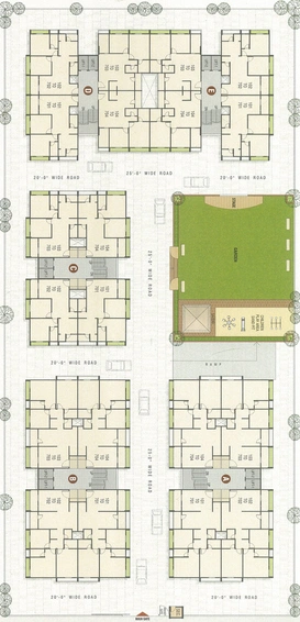 Master Plan of Rudra Infinity in Sargasan, Gandhinagar - Image 28629