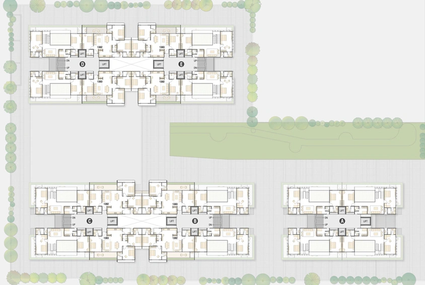 Master Plan of SKR Vrundavan Elysia in Raysan, Gandhinagar - Image 28641