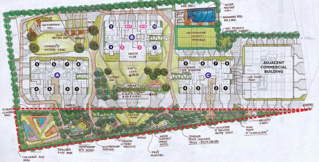 Master Plan of VJ Supernova in Wakad, Pune - Image 12804