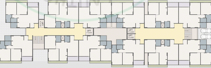 Floor Plan of Mivaan Meadow in Ghodasar, Ahmedabad - Image 31574