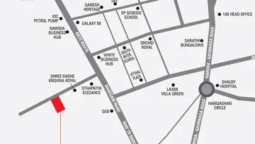 Location of Sahitya Altezza - Image 31653