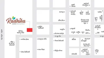 Location of Radhika Residency - Image 31685