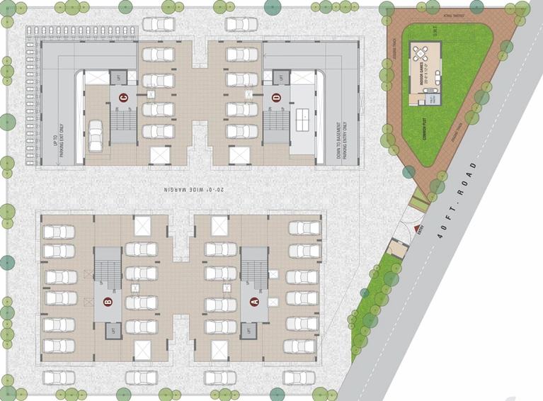 Master Plan of Radhika Residency in Narolgam, Ahmedabad - Image 31687