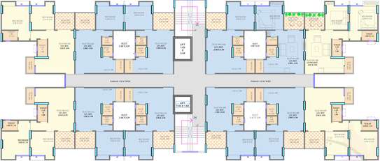 Floor Plan of NG Madhuban in Pirangut, Pune - Image 25445