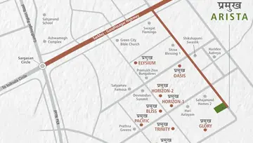 Location of PSY Pramukh Arista - Image 28750