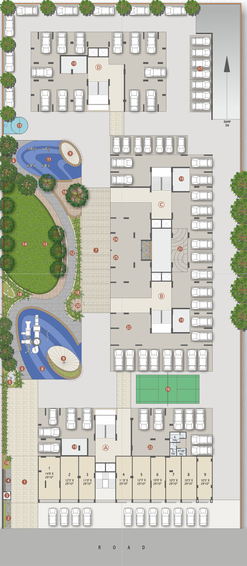 Master Plan of PSY Pramukh Arista in Sargasan, Gandhinagar - Image 28752