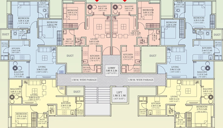Floor Plan of Shubh Aarambh in Lohegaon, Pune - Image 25460