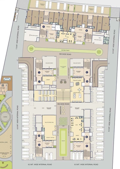 Master Plan of Satyamev Royal 5 in Pethapur, Gandhinagar - Image 28777