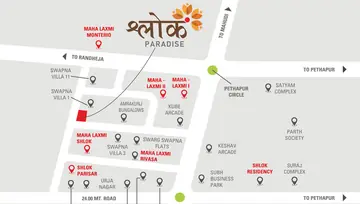 Location of Shlok Paradise - Image 28809
