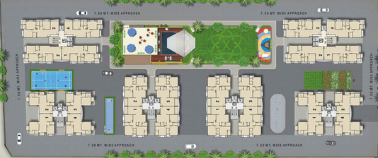 Master Plan of Happy Nakshatra Galaxia in Palanpur, Surat - Image 37930