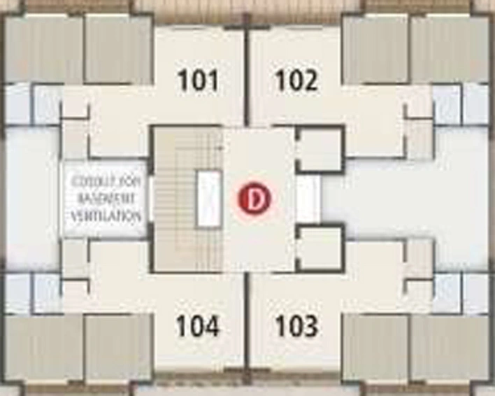Floor Plan of Avantis Ofira Prestige in Dindoli, Surat - Image 129548