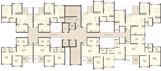 Floor Plan of VTP Leonara in Mahalunge, Pune - Image 12750